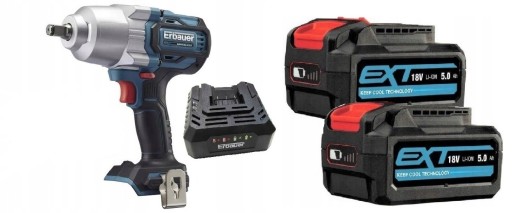 Ударный гайковерт Erbauer 560 Нм Аккумулятор 18 В Произв. 2022 г.