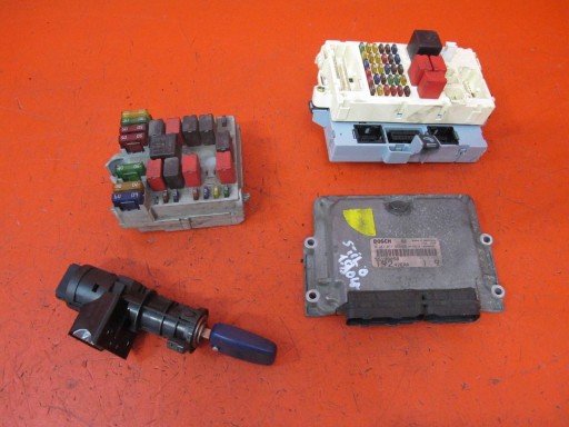 FIAT STILO 1.9 JTD 192A1000 computer module BSI compartment ignition 55198058