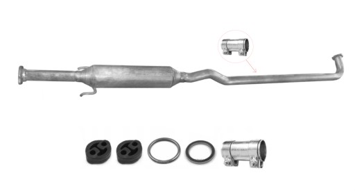 26.321 - TOYOTA CAMRY 3.0 (2001-2006) ГЛУШНИКИ СЕРЕДНІЙ