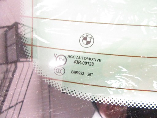 window bonnet boot rear part BMW 5 F11 Kombi Touring AS3 przyciemniana
