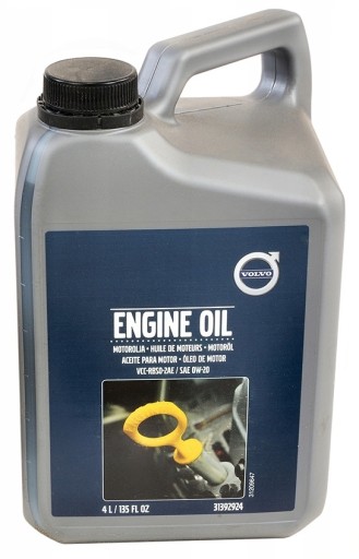 VOLVO OIL 0W20 VCC-RBS0-2AE 4L 2013-