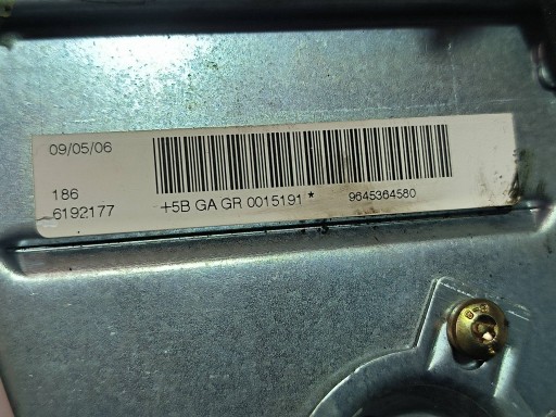 airbag airbag 9645364580 CITROEN C4