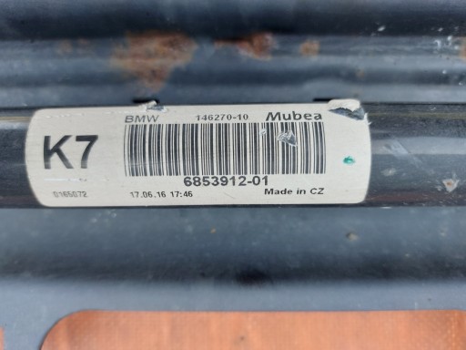 axle beam subframe springing front BMW X1 F48 6872729