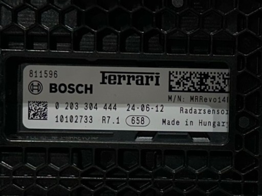 FERRARI PUROSANGUE modul Bedienteil DASM ECU 811596