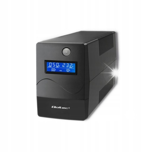 Джерело безперебійного живлення ups qoltec monolith 850va 480w lcd avr батарея 9ah