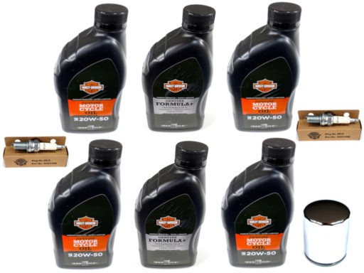 HARLEY OIL SET 4L 20W50 2F+ F ХРОМИРОВАННЫЕ ПРОБКИ