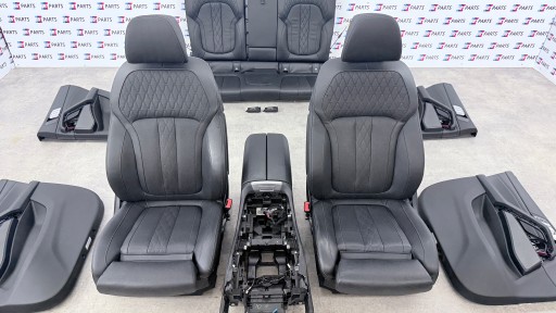 BMW G06 X6 Sitze Seiten KPL EUROPA WETYLACJA schwarze Leder MERINO