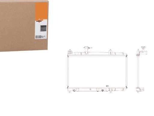 NRF53448/RS7 - РАДІАТОР ДВИГУНА NRF NRF, 53448