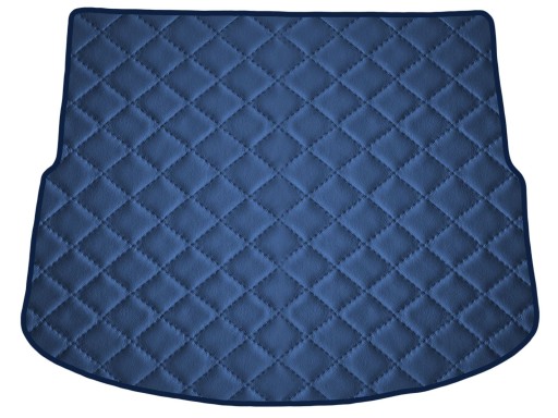 Коврик из экокожи ТЕМНО-СИНИЙ для Land Rover Discovery Sport L550 7os 2014-...