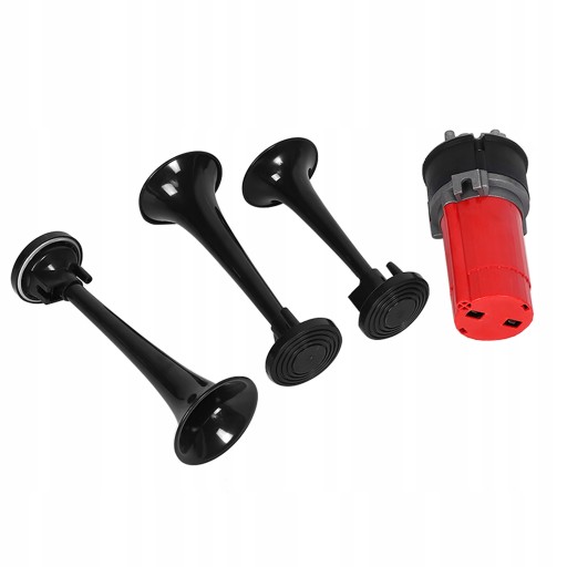 QC37943-01 - 12 В, универсальный компрессор с 5 воздушными звуковыми сигналами, громкий музыкальный