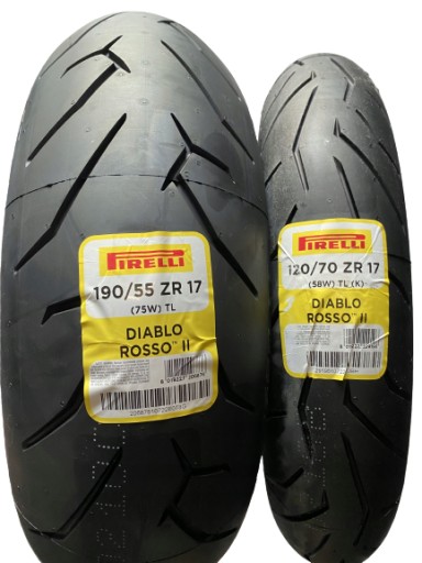 ШИНИ PIRELLI DIABLO ROSSO II 120/70/17 190/55/17