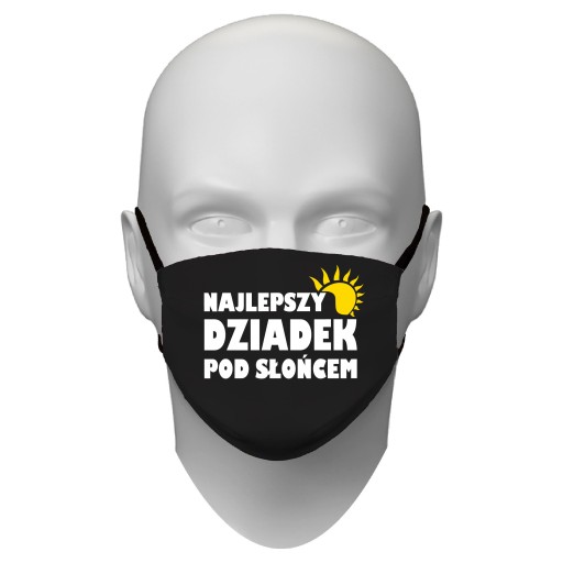 Бавовняна маска чорна 1 шт.