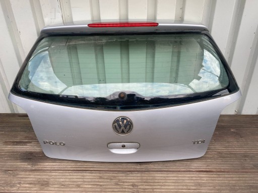 VW POLO IV 9N LIFT complete trunk door boot rear part SREBRNY