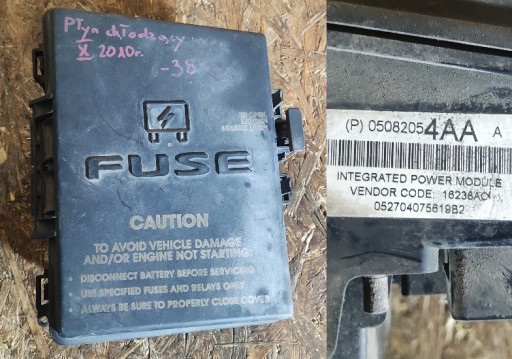 Коробка запобіжників chrysler pacifica p05082054aa гарантія