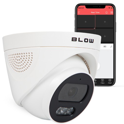 KAMERA IP POE 4MPx 4MP WEWNĘTRZNA BLOW DETEKCJA 20m IR 2.8mm + AUDIO