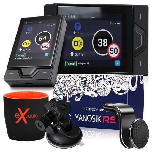 АНТИРАДАР YANOSIK RS RADAR З ЛЕГЕНДАРНОЮ ДОВІЧНОЮ ПІДПИСКОЮ +2 ТРИМАЧІ + ГРУЖКА