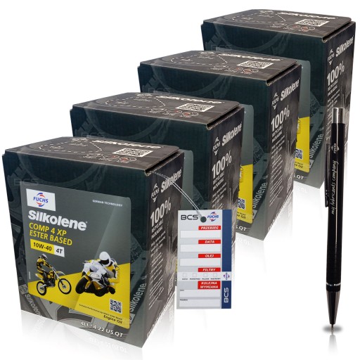 16 ЛИТРОВ МОТОЦИКЛОВОЕ МОТОРНОЕ МАСЛО FUCHS SILKOLENE COMP 4 10W40 XP 16л