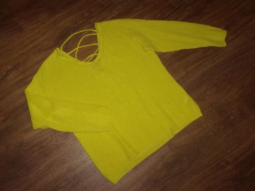MOODO LEMON sweter neonowy XL