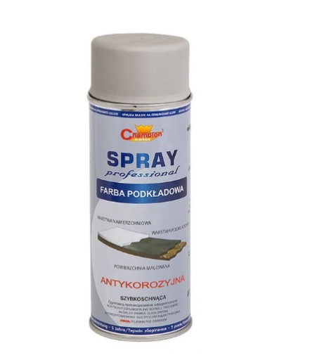 CHAMPION SPRAY - Podkladová šedá RAL7040 400ML