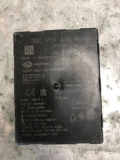 module control unit KESSY KEYLESS VW SKODA AUDI 3Q0959435N