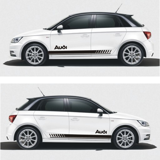 AUDI ремни 180 см тюнинг наклейки разных цветов