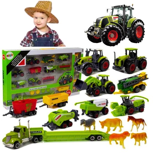 ВЕЛИКИЙ КОМПЛЕКТ Трактор Трактор СІЛЬСЬКОГОСПОДАРСЬКА МАШИНА TIR