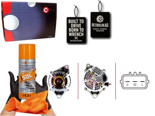 CASCAL40108AS#ECS-PCP+K - Каско генератора 3a01174012 2706016320 2706074530 #petrolhead pro+ kit4