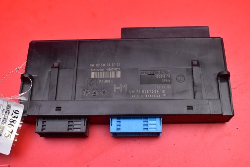 comfort control unit 9187536 BMW E90 E91 2.0 D 177 KM 08-13