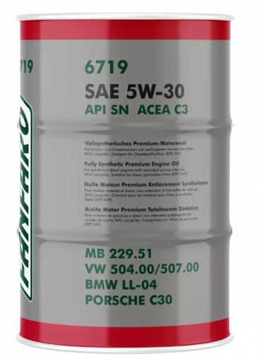 FANFARO 5W30 DPF 504.00/507.00 60л (ДЕКОРАТИВНОЕ)