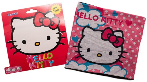 Дитячий шарф Sanrio рожевий поліестер