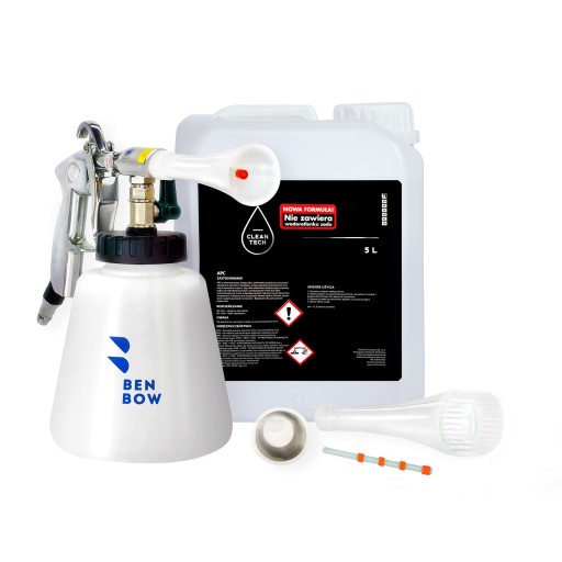 ПИСТОЛЕТ ДЛЯ СТИРКИ ОБИВКИ BENBOW + МЕТАЛЛИЧЕСКИЙ НАБОР APC 5 Л