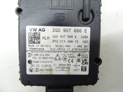 Sensor RADAR ASYSTENT öv, szíj RUCHU VW GOLF VIII 2Q0907686E