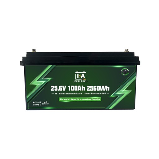 Idealakku lifepo4 літієва батарея 25.6v 100ah + bluetooth