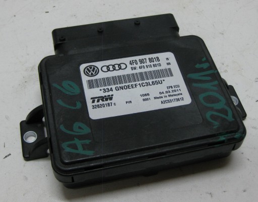 AUDI A6 C6 LIFT KOMBI module control unit electric brake 4F0907801B