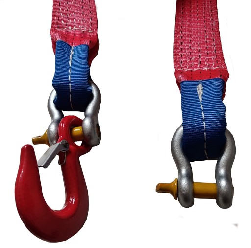 БУКСИРОВОЧНЫЙ ТРОС БУКСИРОВОЧНЫЙ РЕМЕНЬ 4 М 4,0 Т КРЮК СЕРТИФИКАТ