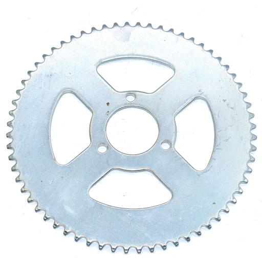 6944283229786359332 - T8F-64 T задня зірочка 35 мм срібна 64 зуба для 43c