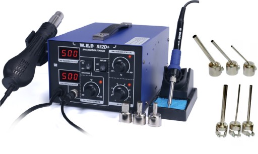 Plastic WELDER WEP 852d + + 9 сварочные насадки