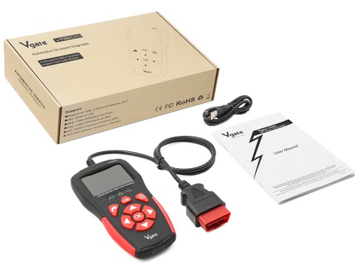 Vgate VR800 діагностичний інтерфейс ПОЛЬСЬКЕ МЕНЮ