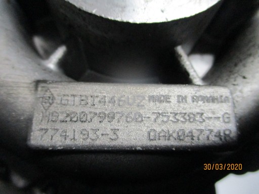 Turbolader RENAULT SCENIC DCI 8200799760
