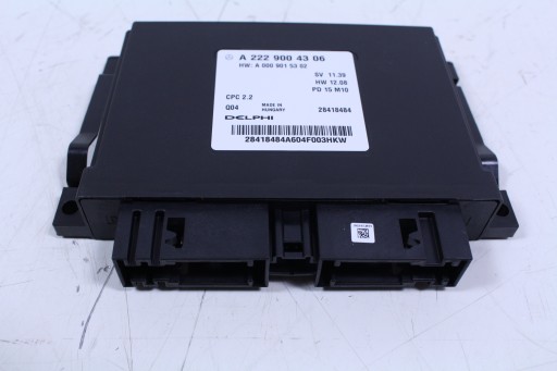 Контроллер компьютера mercedes w222 a2229004306
