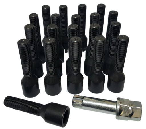 Болти Citroen 12x1, 25x45 конус torx чорний 20 EU