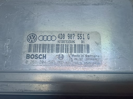 control unit 4D0907551G AUDI A6 C5 2,4 2.8