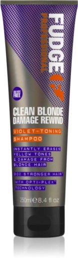 Fudge Clean Blonde Damage Rewind fialový tónovací šampón pre blond vlasy