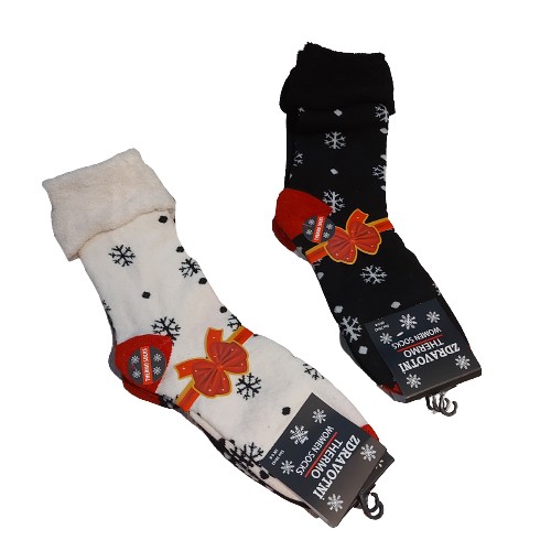 Ponožky THERMO vianočné veľ. 39-42