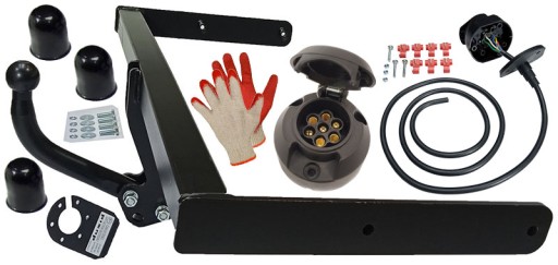 1200кг БУКСИРУВАЛЬНИЙ ГАК + джгут до SKODA FABIA 2+1 II+I+6Y 99-14 ХЭТЧБЕК 5г.