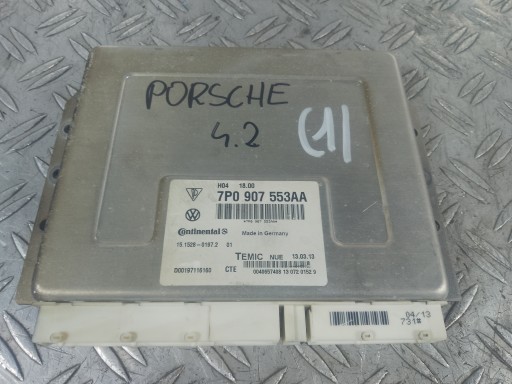 Модуль контроллера подвески porsche cayenne ii 10-14 7p0907553aa