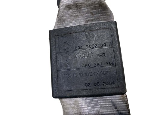 tension belt safety right front AUDI A6 C6 4F0857706