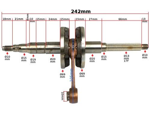 ROY04478 - КОЛІНЧАСТИЙ ВАЛ BOSTER