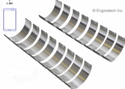 BB136J - Вкладиші JEEP GRAND CHEROKEE II 5.2 / 5.9