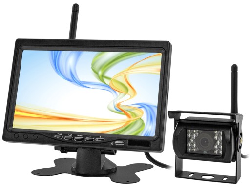 РК-МОНІТОР ДЛЯ АВТОМОБІЛЯ 7 ДЮЙМІВ І КАМЕРА 12/24V